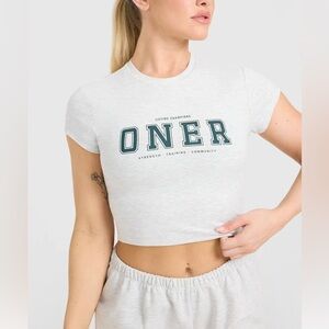 Oner Active Cotton Baby T-shirt Light Grey